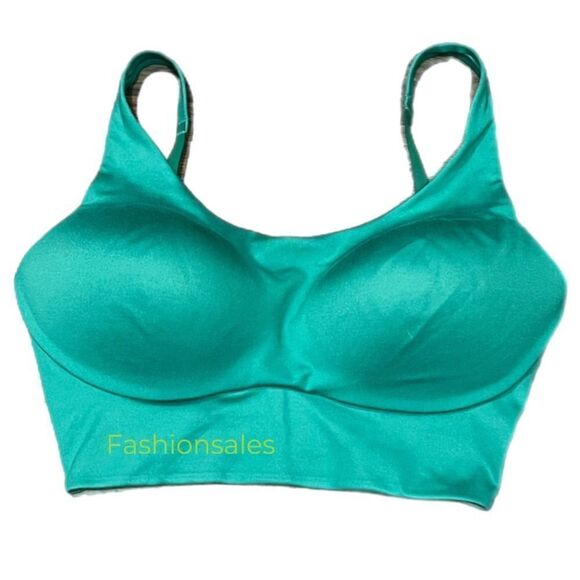 Victorias Secret Lightweight Allegro Medium Support Lined Sports bra Green - Picture 6 of 9